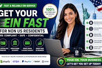 get ein for non US residents fast for US llc owners ein registration