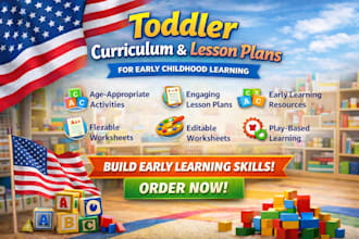 design toddler curriculum and lesson plans for early childhood learning