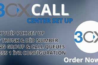 install and configure 3cx pbx voip phone system for business and call center