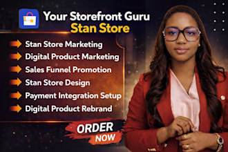 setup stan store marketing instagram digital products and sales funnel