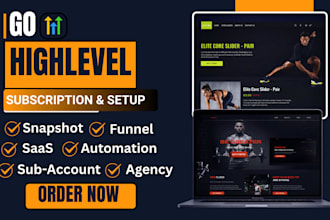 set up gohighlevel saas ghl snapshot funnel automations ghl agency