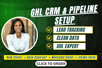setup gohighlevel crm sales pipeline client onboarding ghl crm automation