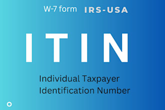 get your itin individual taxpayer number as irs caa