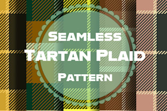 create fascinating tartan plaid