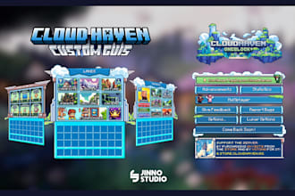 do minecraft guis and pixel arts