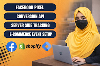 setup facebook pixel, fb conversion API, ga4 with server side tracking