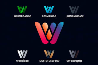 design custom polygonal or geometric logo