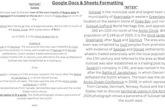 format and clean your google docs document