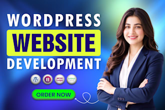 build and design wordpress website, website development as full stack developer