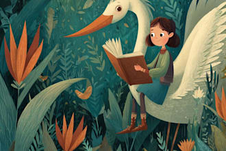 illustrate engaging picture books, storybooks or fairy tales