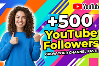 instant gain 500 new youtube followers