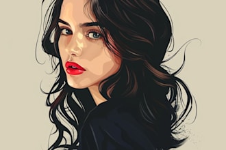 do a vector portrait for you