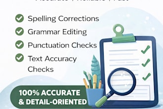 do data entry, typing work and professional proofreading