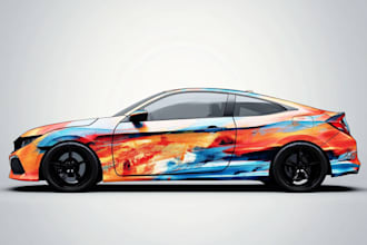 professional van wrap, vehicle wrap, car wrap design