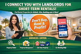 connect you with landlords who are open to airbnb arbitrage