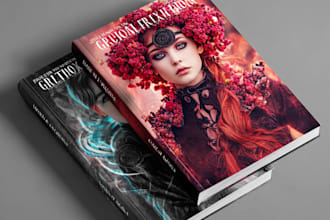 do a professional book cover, paperback, ebook hardcover and dust jacket