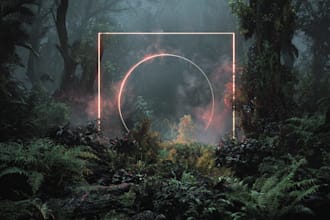 make a cover art for you breakcore or jungle track