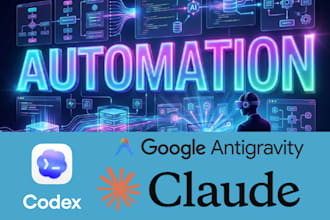 claude code or anti gravity or codex automation with dashboard