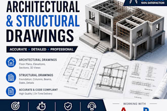 do professional architectural and structural drawings