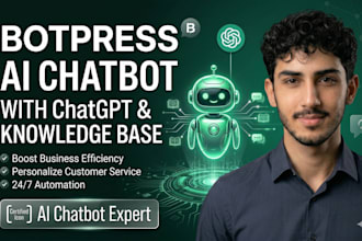 build a botpress ai chatbot with chatgpt and knowledge base for your website