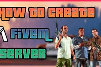 create develop a fivem roleplay, ragemp, redm server from scratch with premium