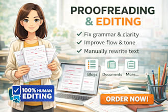 rewrite and proofread your content to be clear and professional