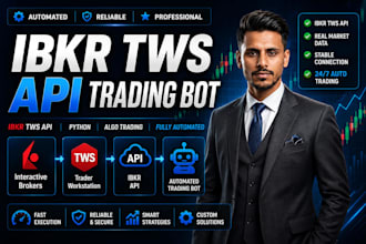 develop professional ibkr trading bot and algorithmic trading solutions