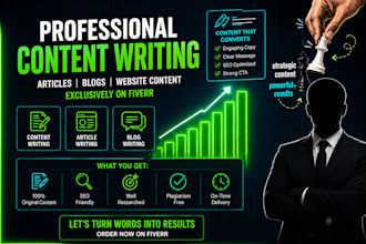 write SEO content writing for blogs and websites