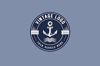 create awesome and gorgeous nautical logo design