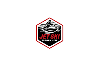 create professional and specially jet ski logo design