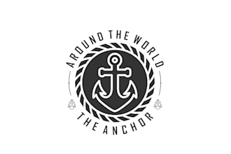 create graceful and fantastic nautical logo design