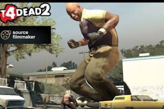 port, edit, create, sfm model gmod playermodel left 4 dead 2 tf2 cs2 3d model