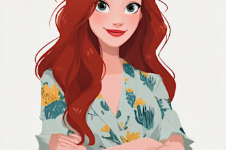 transform a friend into a pixar disney style cartoon