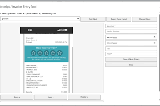extract and organize receipts, medical and legal documents