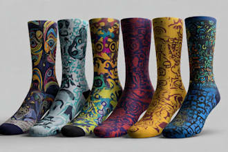design custom and unique socks design