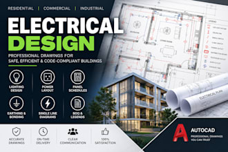 create electrical drawings for residential and commercial