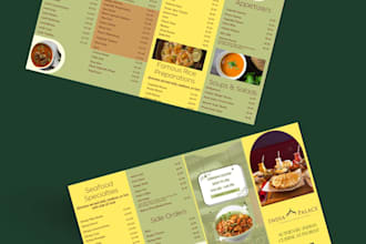 design restaurant creatives menu