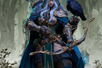make fantasy dnd character art