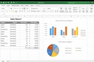 professional excel reports and spreadsheets