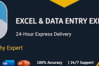 do expert excel data entry and data cleaning