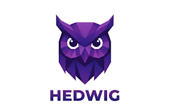 design origami, low poly, geometric, polygon logo for you
