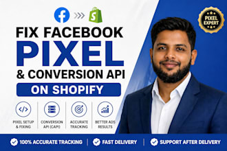 fix facebook pixel and conversion API tracking issues on shopify store