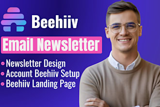 setup  beehiiv newsletter beehiiv landing page beehiive website email template