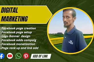 facebook page create and setup