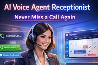 create ai voice agent for lead gen and appointment booking