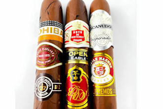 make premium cigar band, cigar label, cigar box logo design