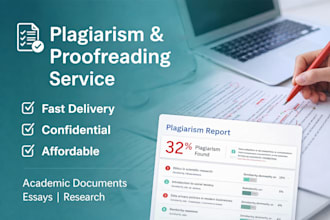 provide plagiarism report and grammar check