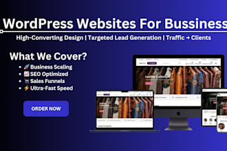 build high performance woocommerce PHP laravel or wp  websites for bussiness