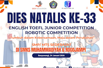 design clean posters and banners for schools and events