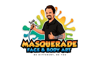 create a professional paint artist logo
